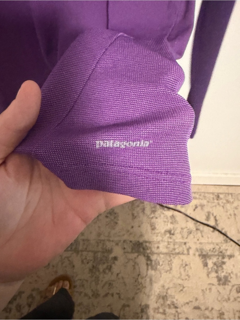 Patagonia Purple Long Sleeve Tee - Picture 3 of 4